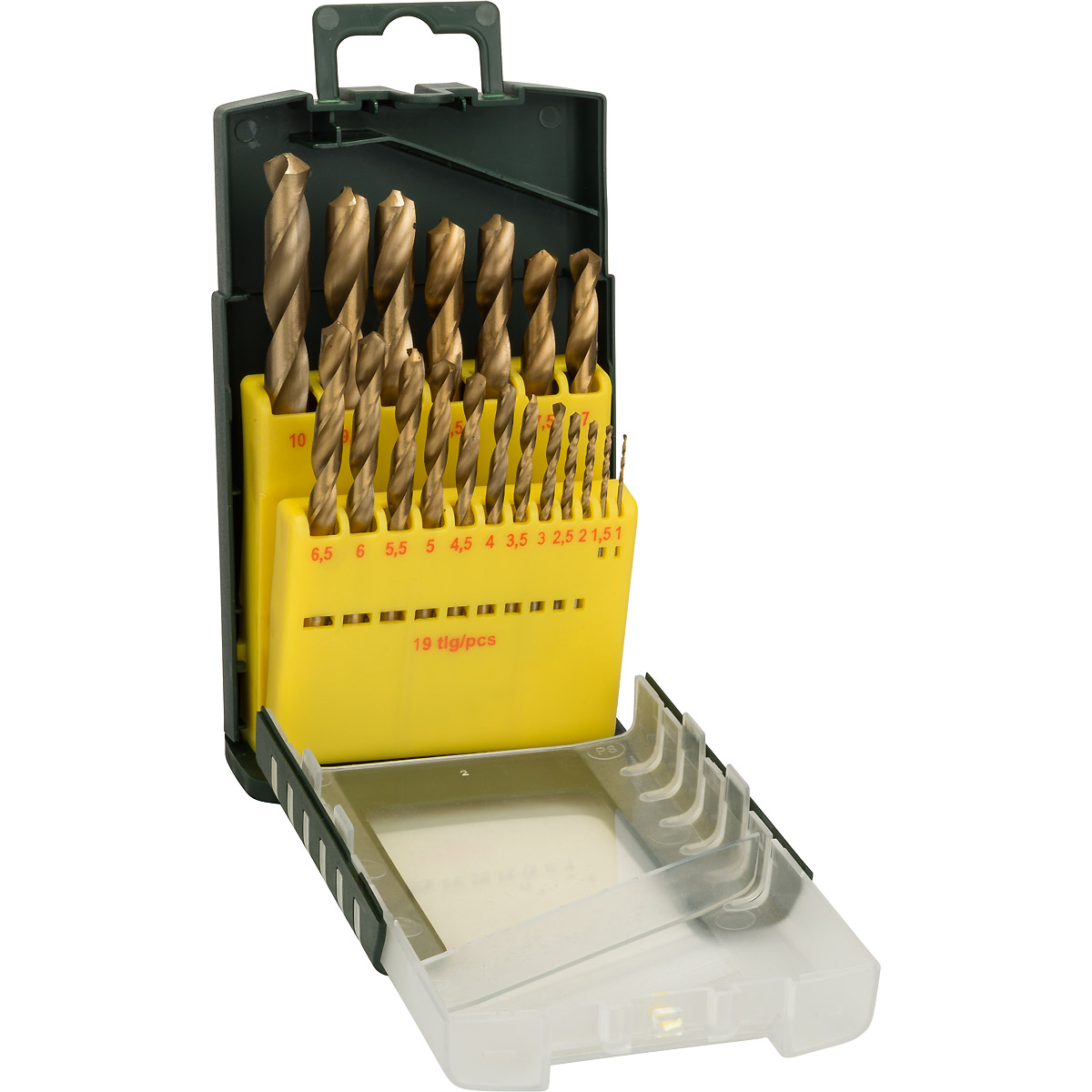 Bosch Metallbohrer-Set HSS-TiN, 19-teilig, 1 -10 mm, Gripbox