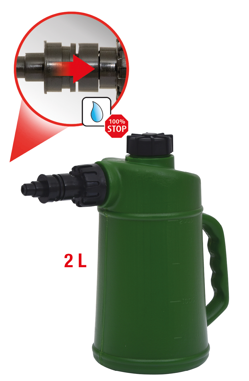 KS Tools Automatik-Batterie-Zellenfüller 2 Liter