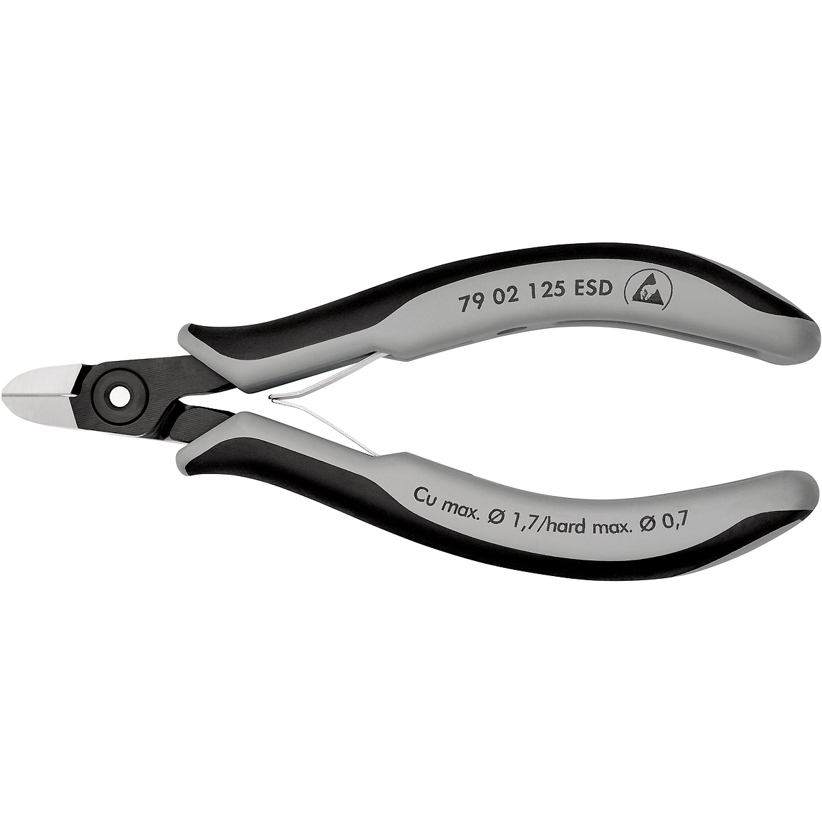 KNIPEX Präzisions-Elektronik-Seitenschneider ESD mit sehr kleiner Facette