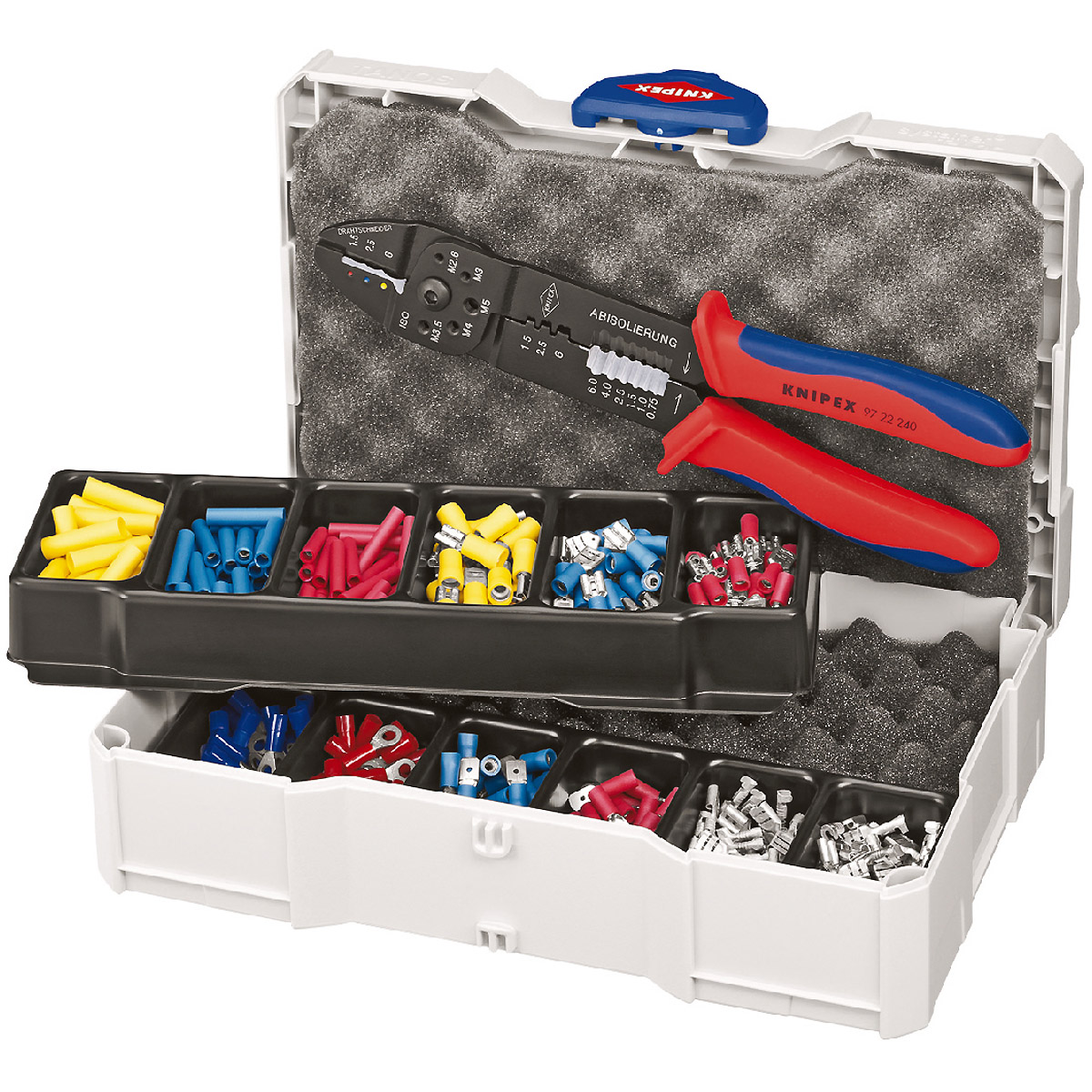 KNIPEX Crimp-Sortiment für Kabelverbinder 265 mm