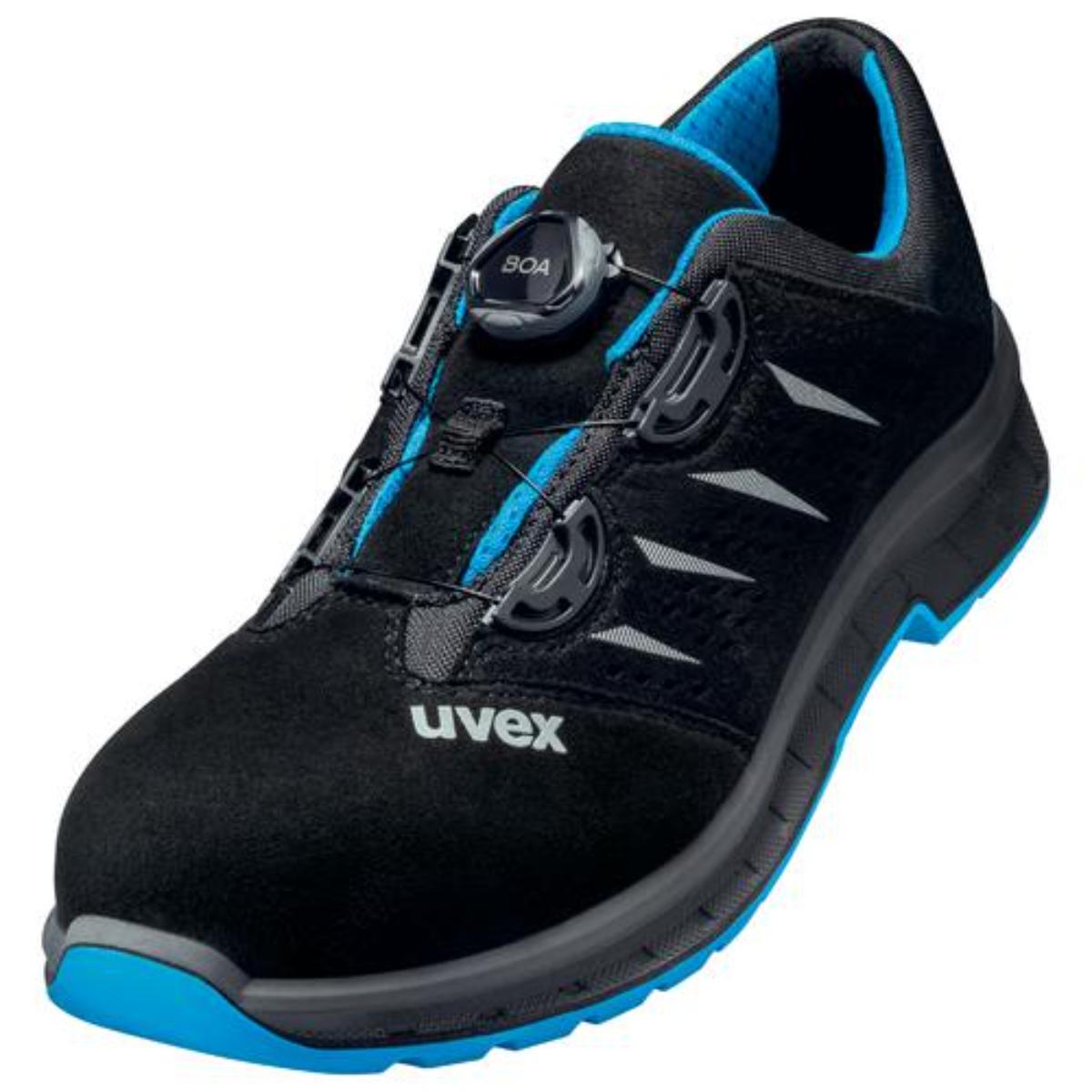 uvex 2 trend BOA SicherheitsschuhHalbschuhe S1P, blau/schwarz