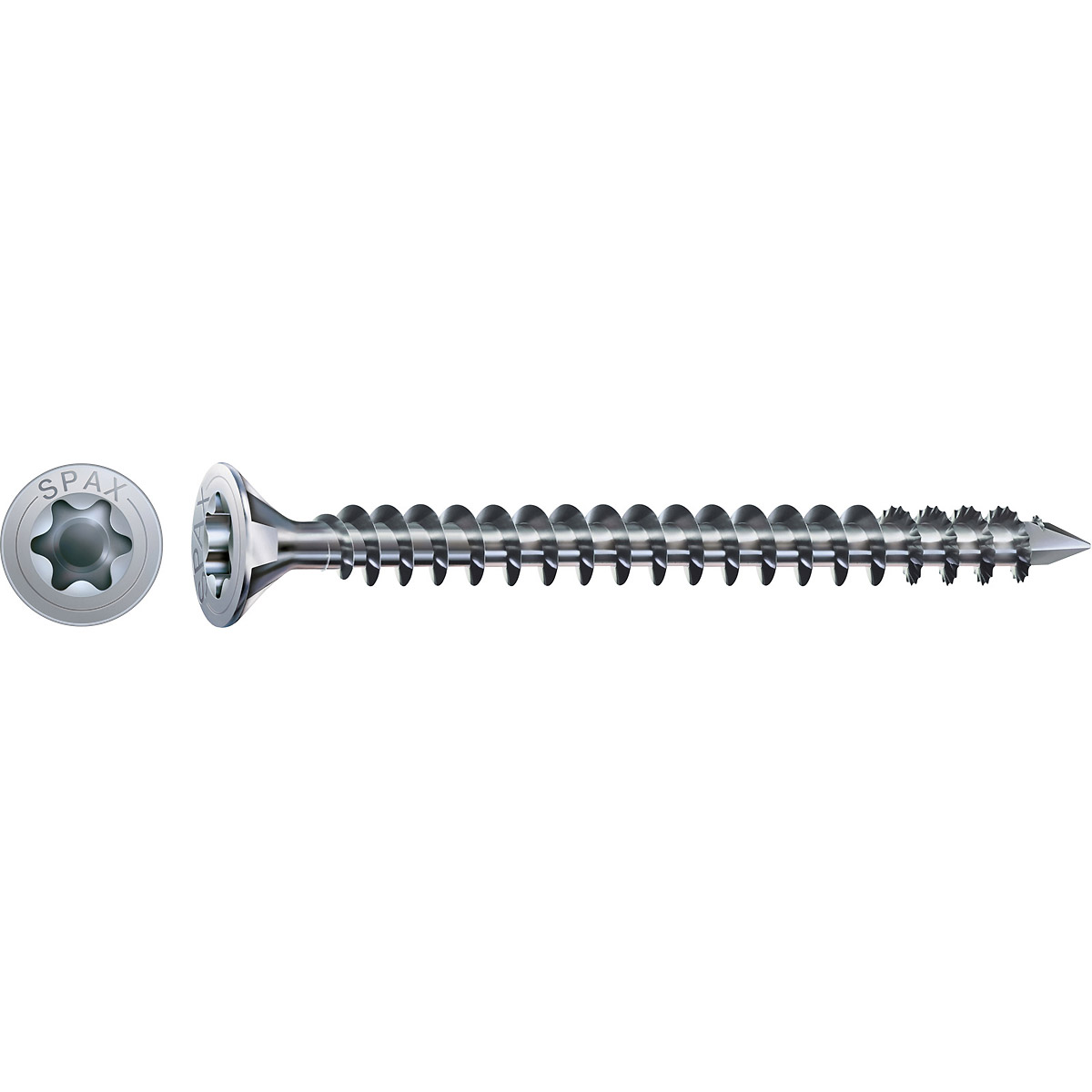 SPAX-S Senkmultikopf T-Star Plus T40 Vollgewinde Cut WIROX, 50 Stück
