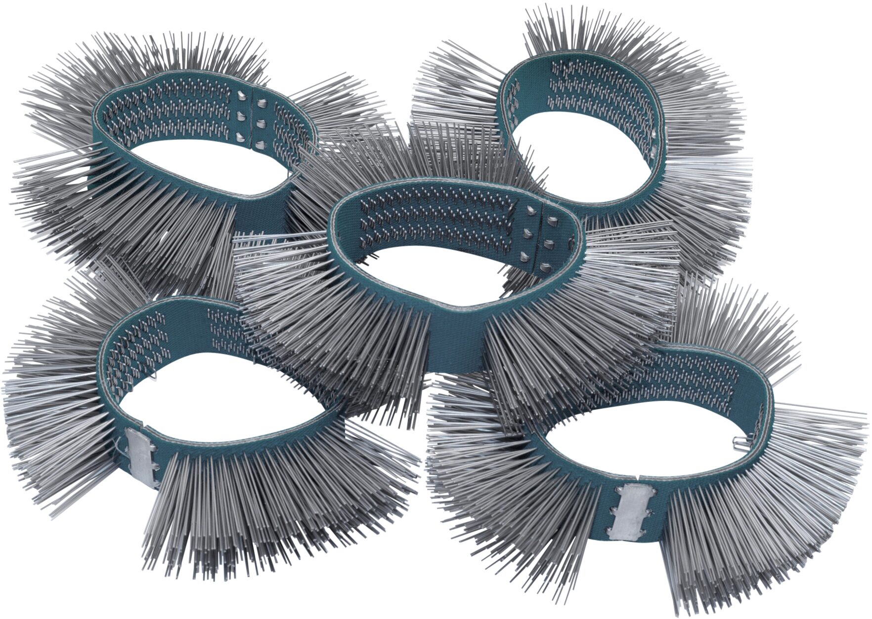 HAZET Bürstenband, 23 mm breit, fein, gerade Spitzen 