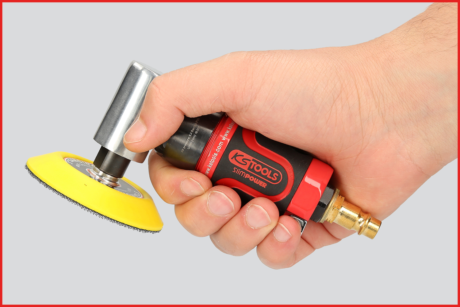 KS Tools SlimPOWER Mini-Druckluft-Schleifmaschine, 19000U-min