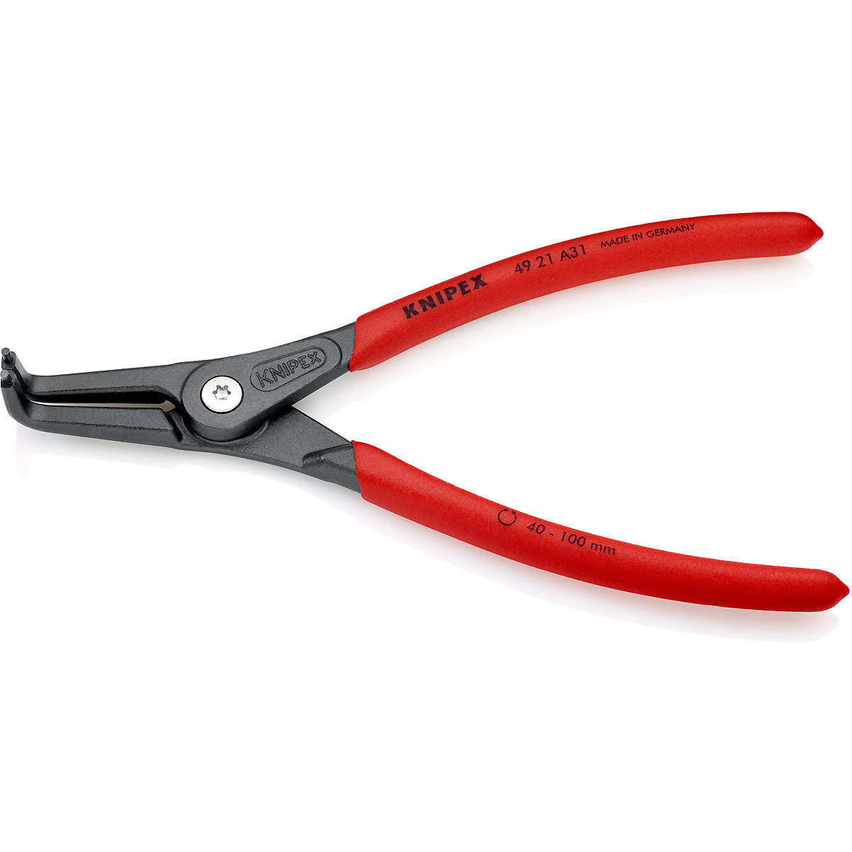 KNIPEX Präzision-Sicherungsringzange angewinkelt