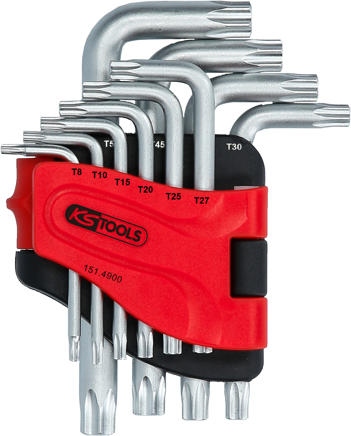 KS Tools Torx-Winkelstiftschlüssel-Satz, kurz, 10-tlg