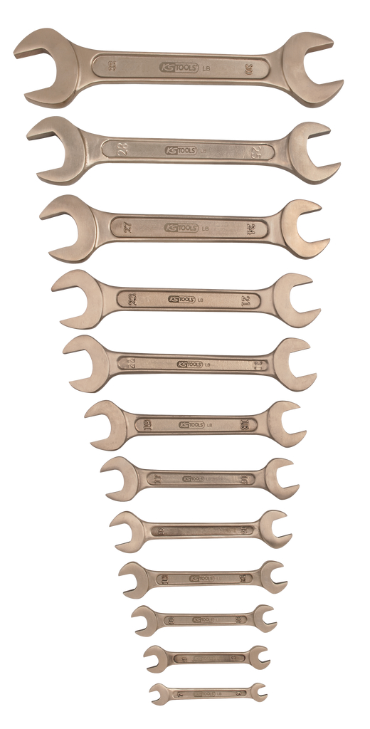 KS Tools BRONZEplus Doppel-Maulschlüssel-Satz 12-tlg 