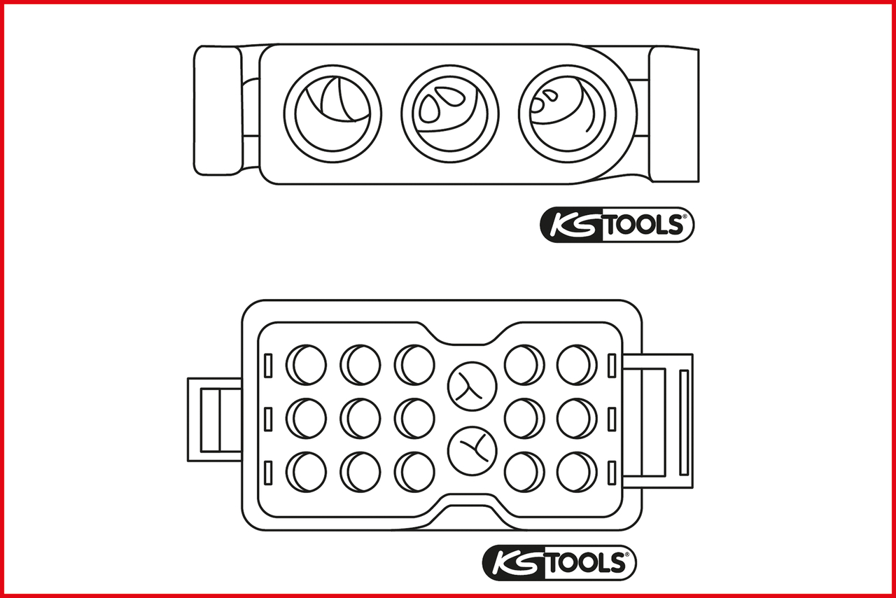 KS Tools Universal Kabel-Entriegelungswerkzeug-Satz, 3-tlg