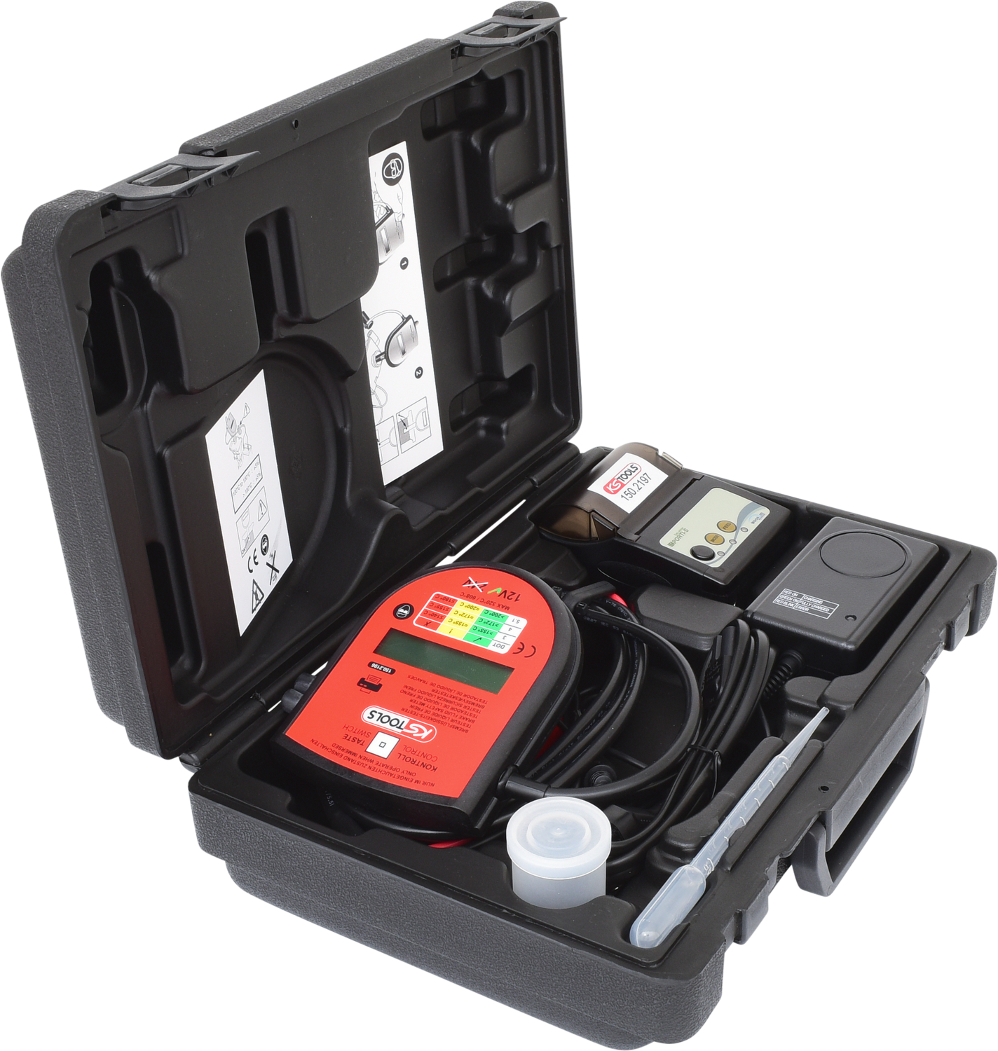 KS Tools Digitaler Bremsflüssigkeits-Tester-Satz, 2-tlg