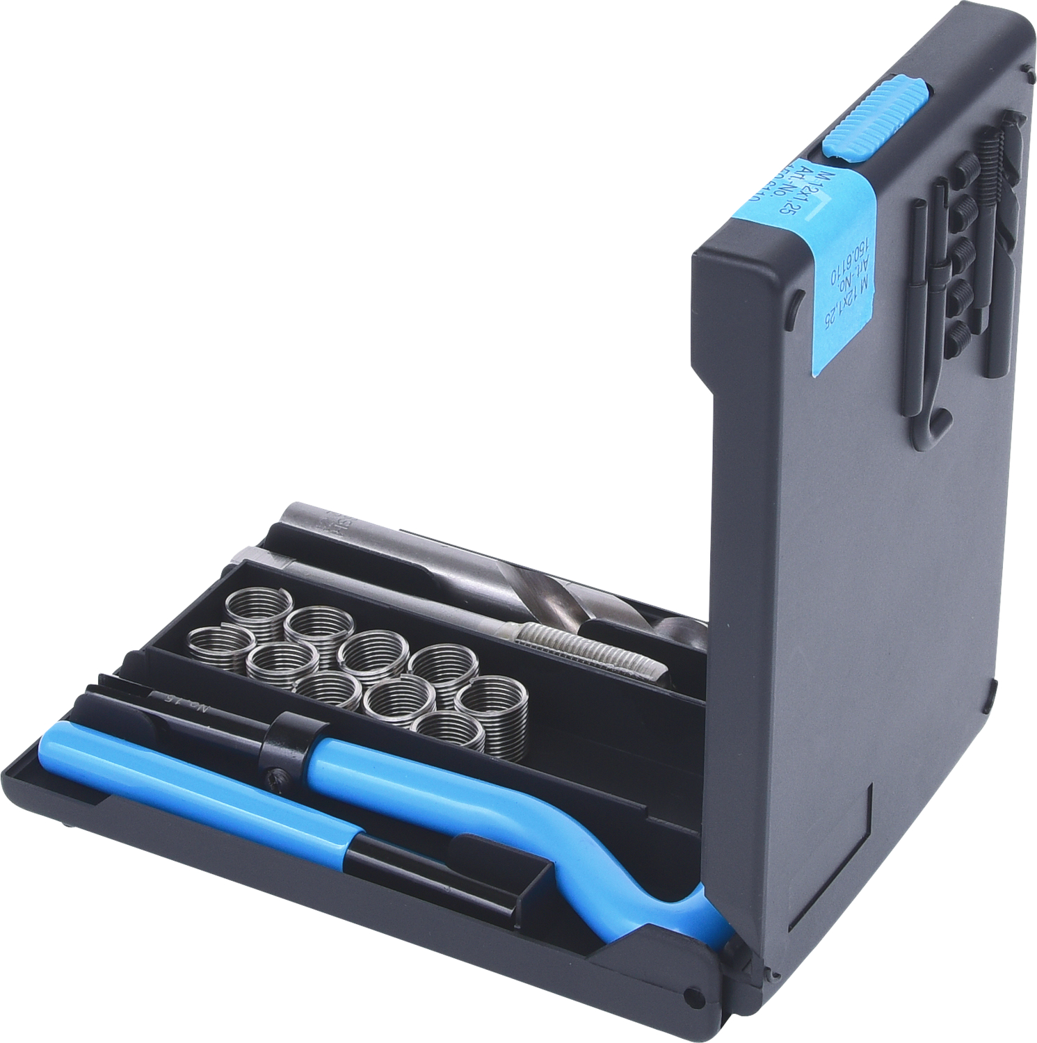 KS Tools Nirostahl Gewinde-Reparatur-Satz M12x1,25x16,8mm, 14-tlg