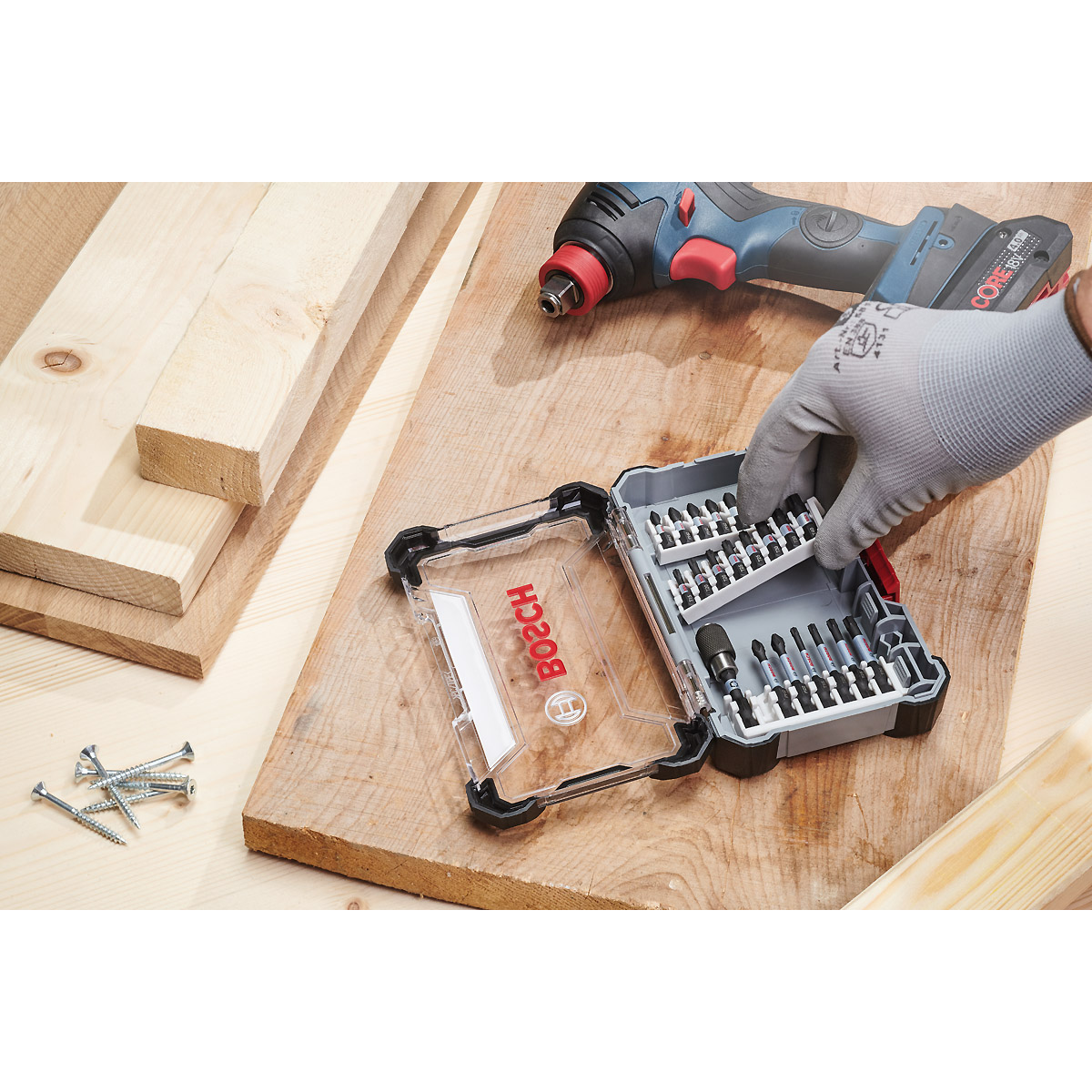 Bosch Doppelklingen Schrauberbit-Set Impact Control