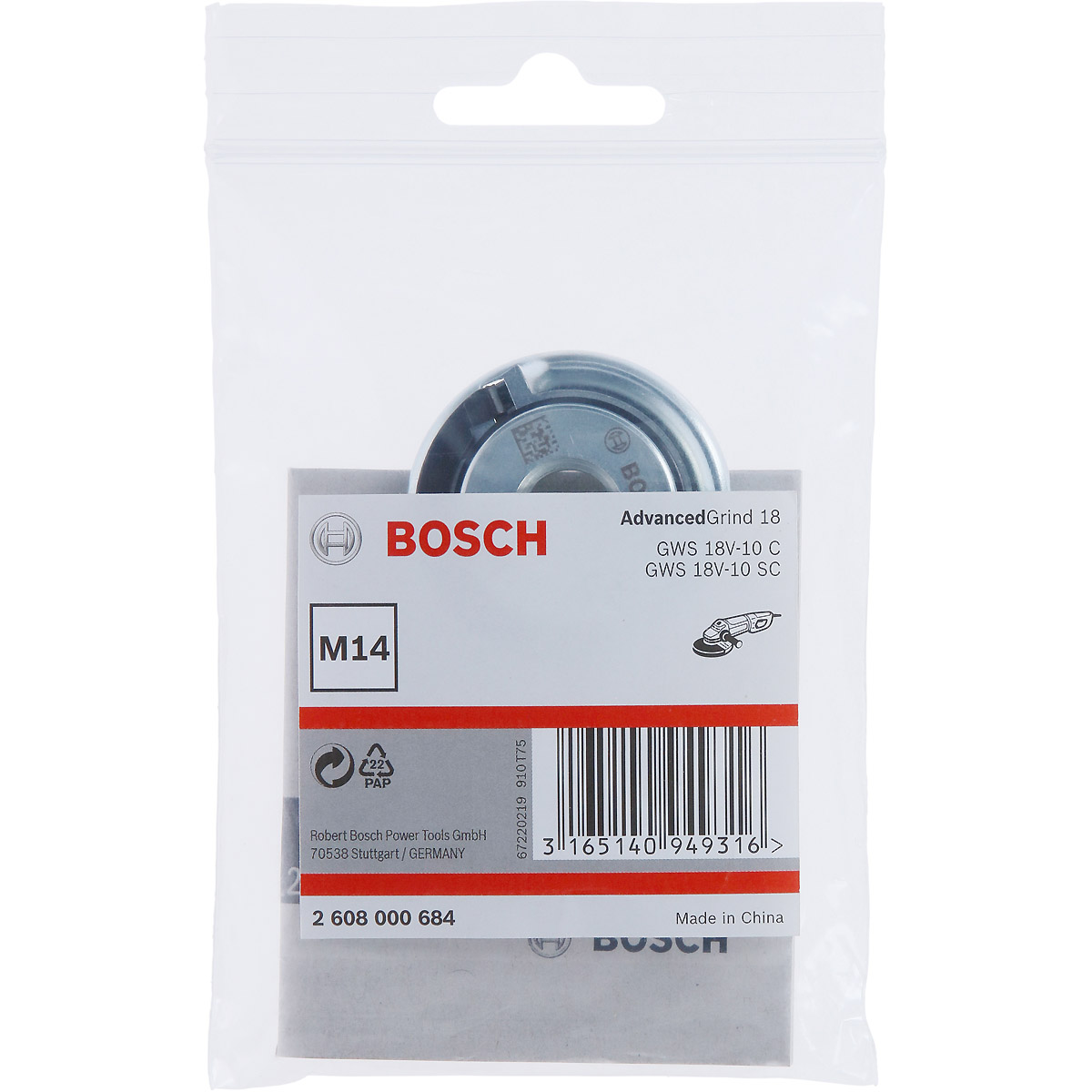 Bosch Schnellspannmutter mit Bügel, M14