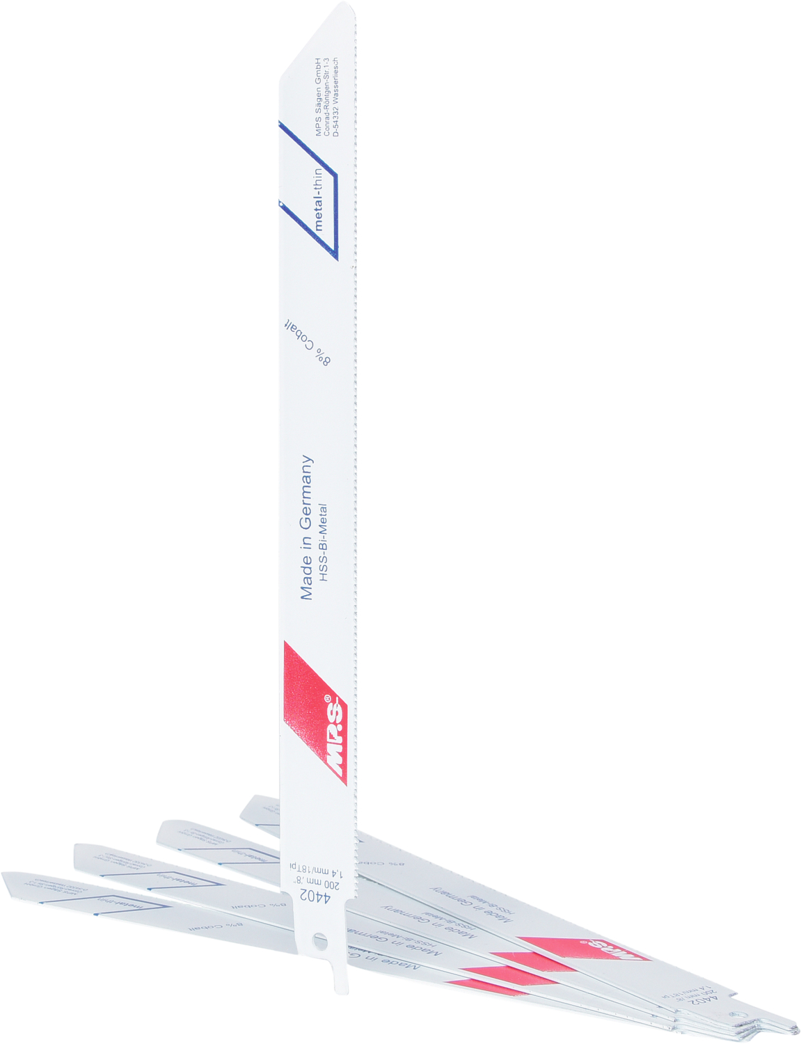 KS Tools Säbelsägeblatt, 200mm, 1,4mm, 5er Pack