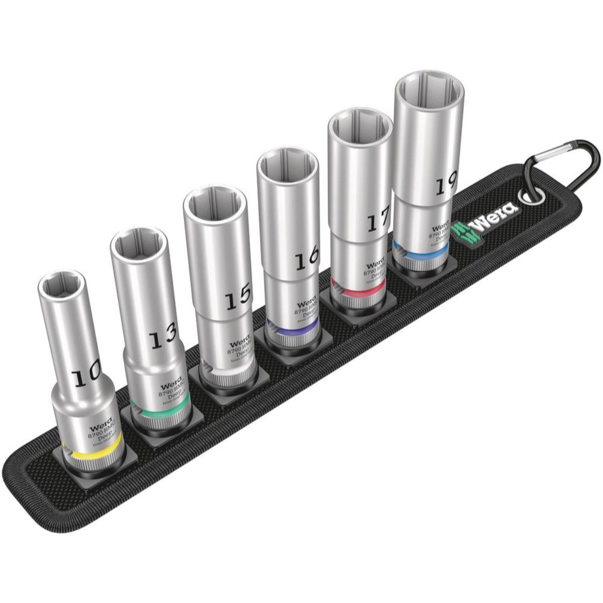 Wera Belt C Deep 1 Steckschlüsseleinsatz-Satz, 1/2"-Antrieb, 6-teilig