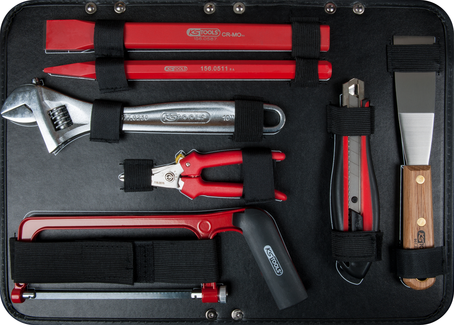 KS Tools 1/4" + 1-2 Elektriker-Werkzeugkoffer, 128-tlg