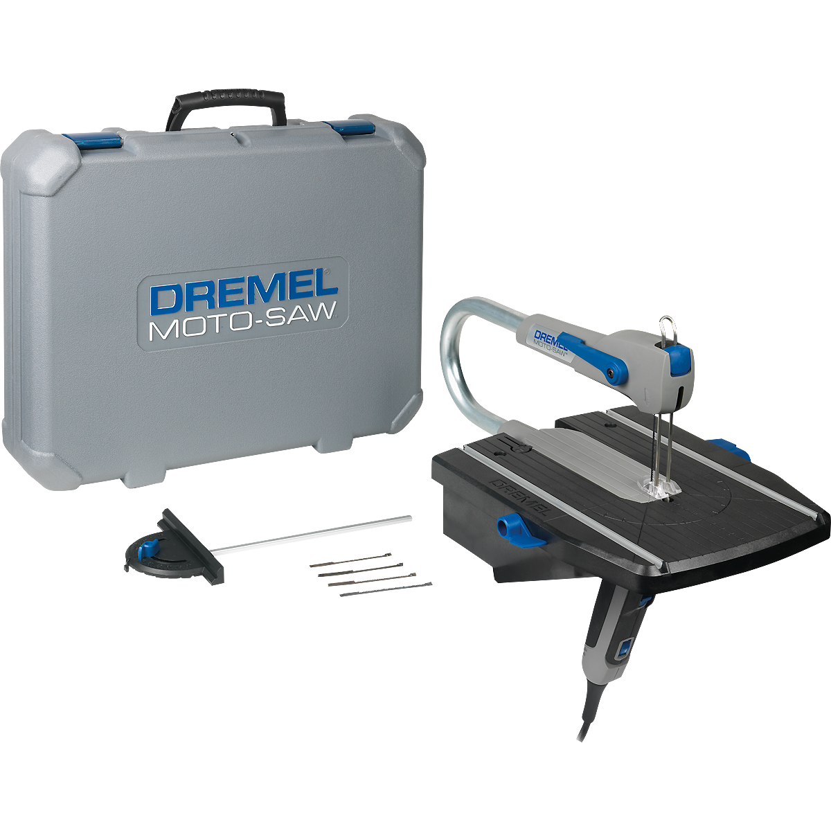 DREMEL Moto-Saw MS20-1/5 2in1 Dekupiersäge mit 1 Vorsatzgerät, 5 Zubehöre