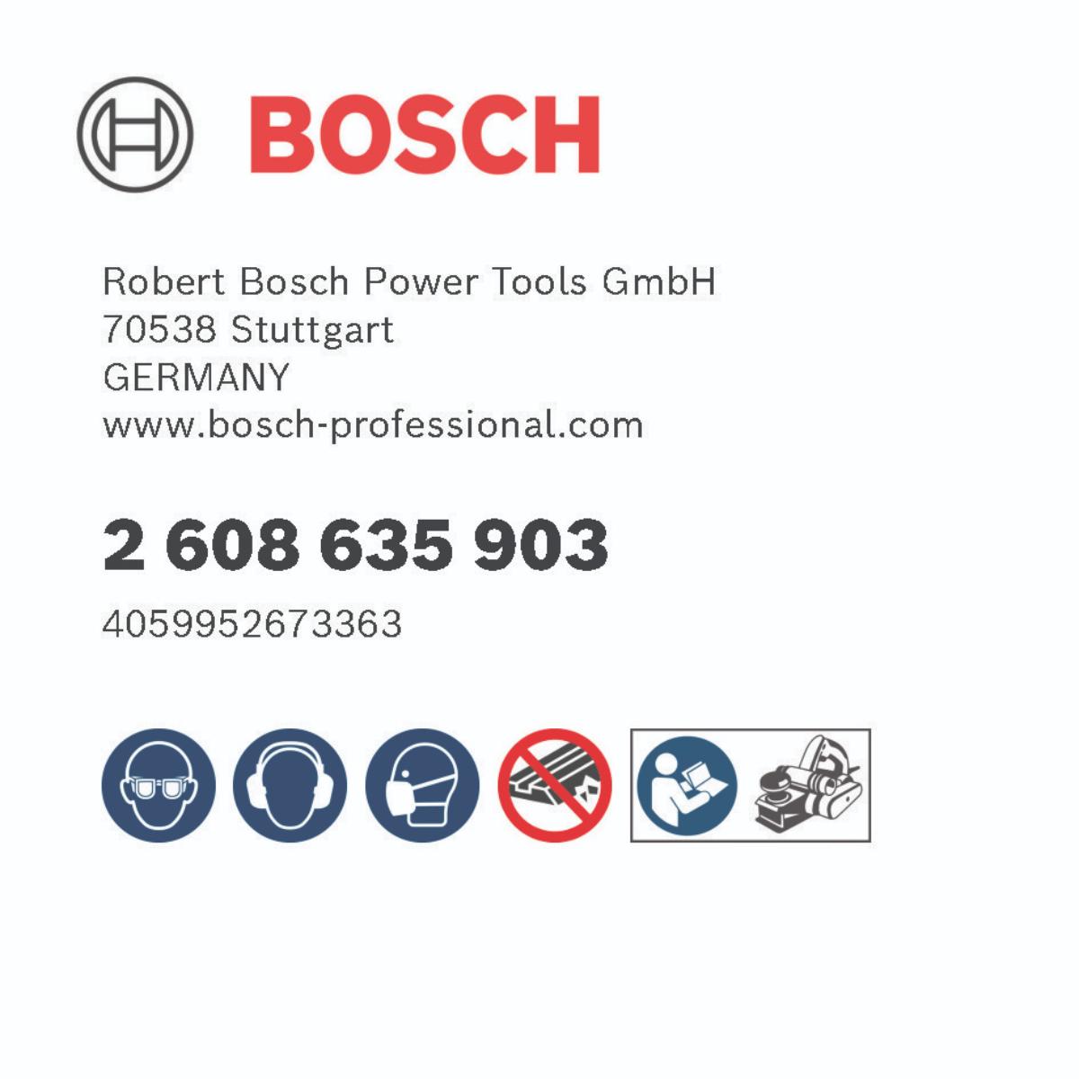 Bosch PRO Hobelmesser, 82 x 5,5 x 1,1 mm, 2 Stück