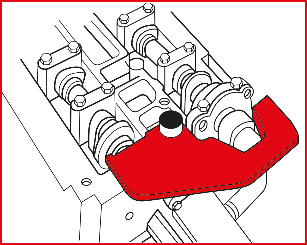 KS Tools Motoreinstell-Werkzeug-Satz für Ford, 5-tlg