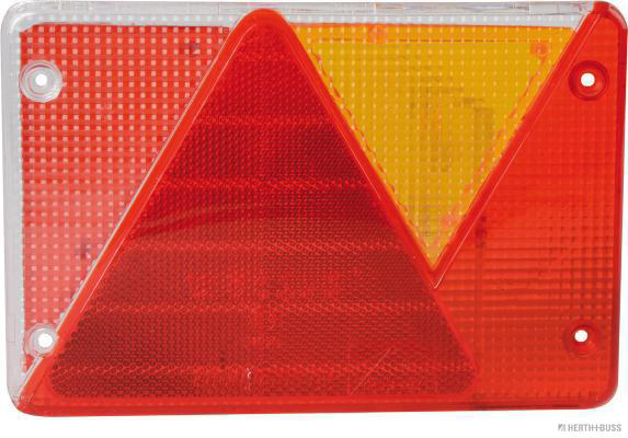 HERTH&BUSS Lichtscheibe, Heckleuchte, rechts, Dreieckrückstrahler