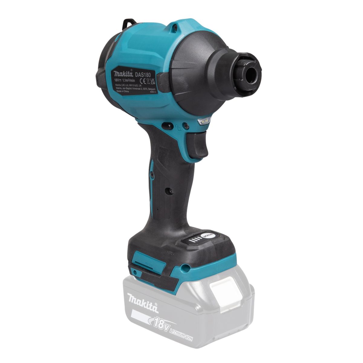 Makita Akku-Gebläse LXT 18V (ohne Akkus, ohne Ladegerät) DAS180Z