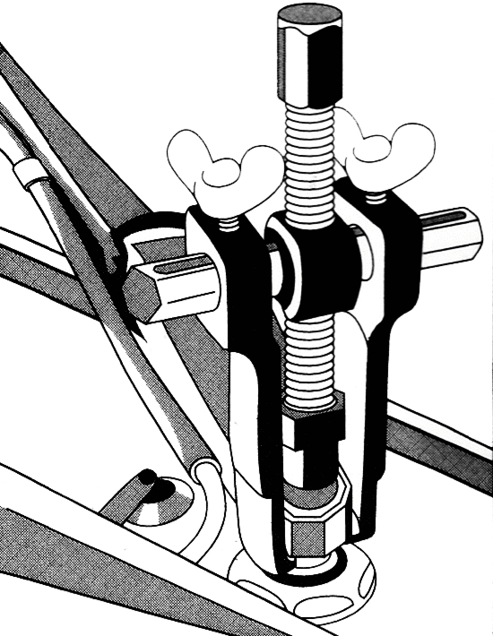 KS Tools Universal 2-Arm-Wischerarmabzieher-Satz, 6-tlg