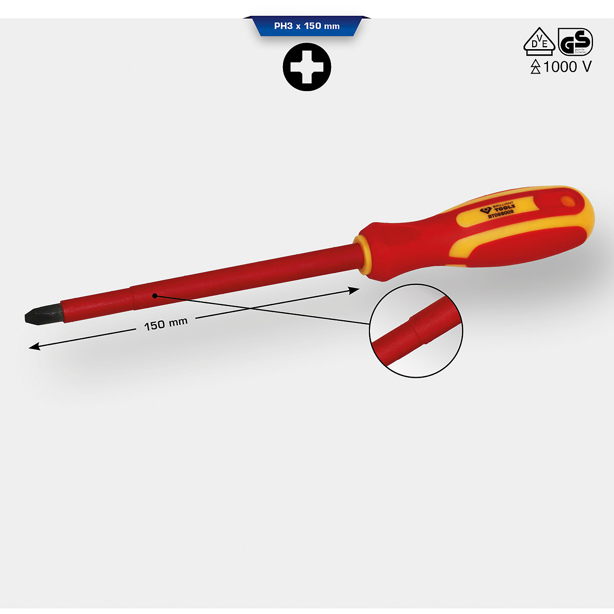 Brilliant Tools VDE Schraubendreher PH Phillips