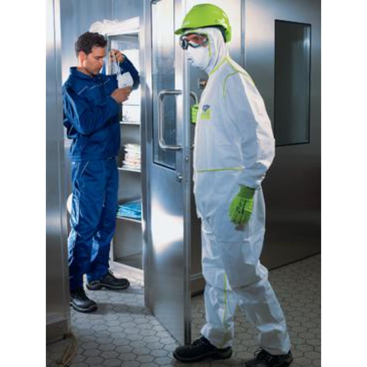 Uvex 5/6 comfort Einwegschutz-Overall weiß/lime