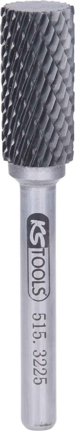 KS Tools HM Zylinder-Frässtift Form A ohne Stirnverzahnung