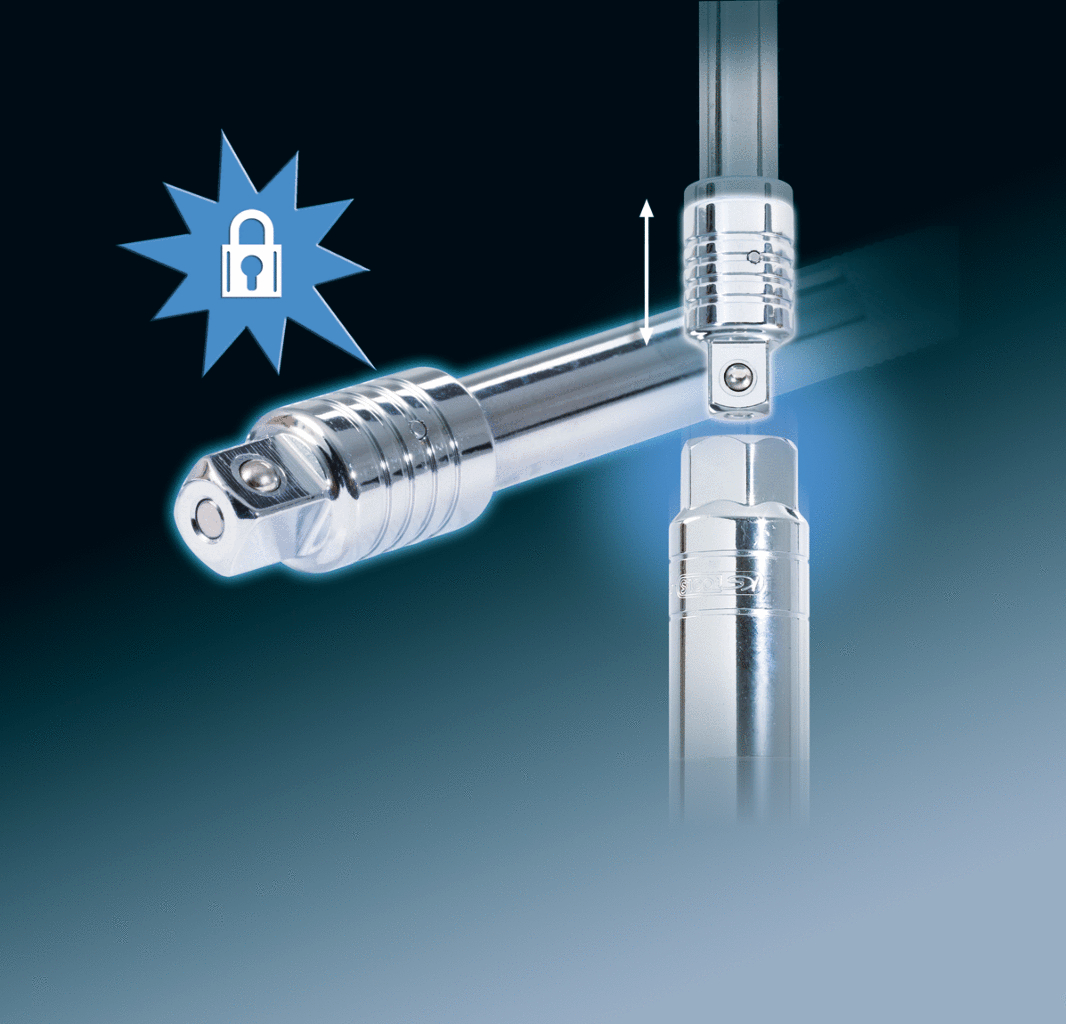 KS Tools 3/8" CHROMEplus Zündkerzen-Service-Satz, 7-tlg