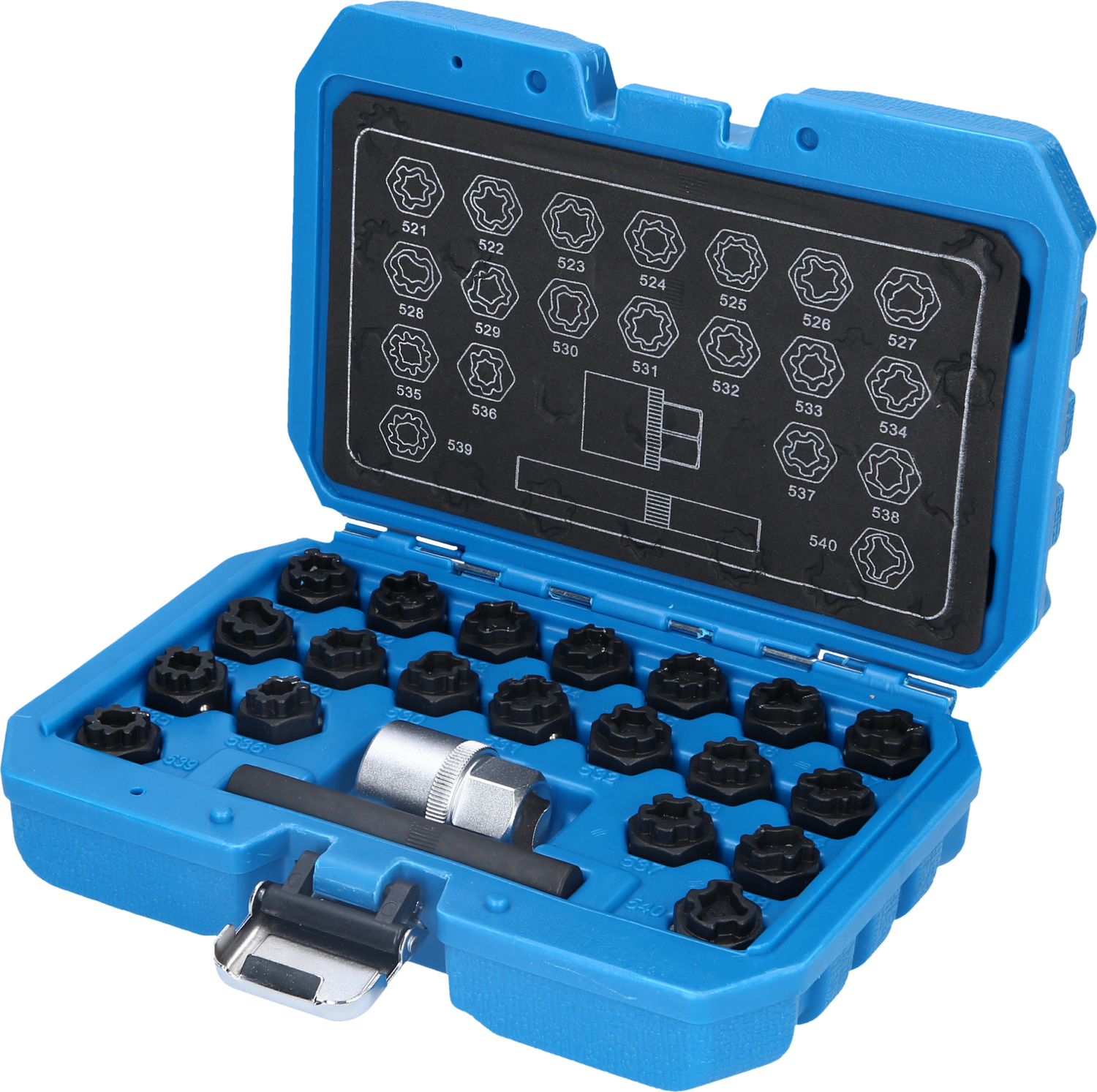 Brilliant Tools Felgenschloss-Sortiment für VW, 22-tlg - BT691390