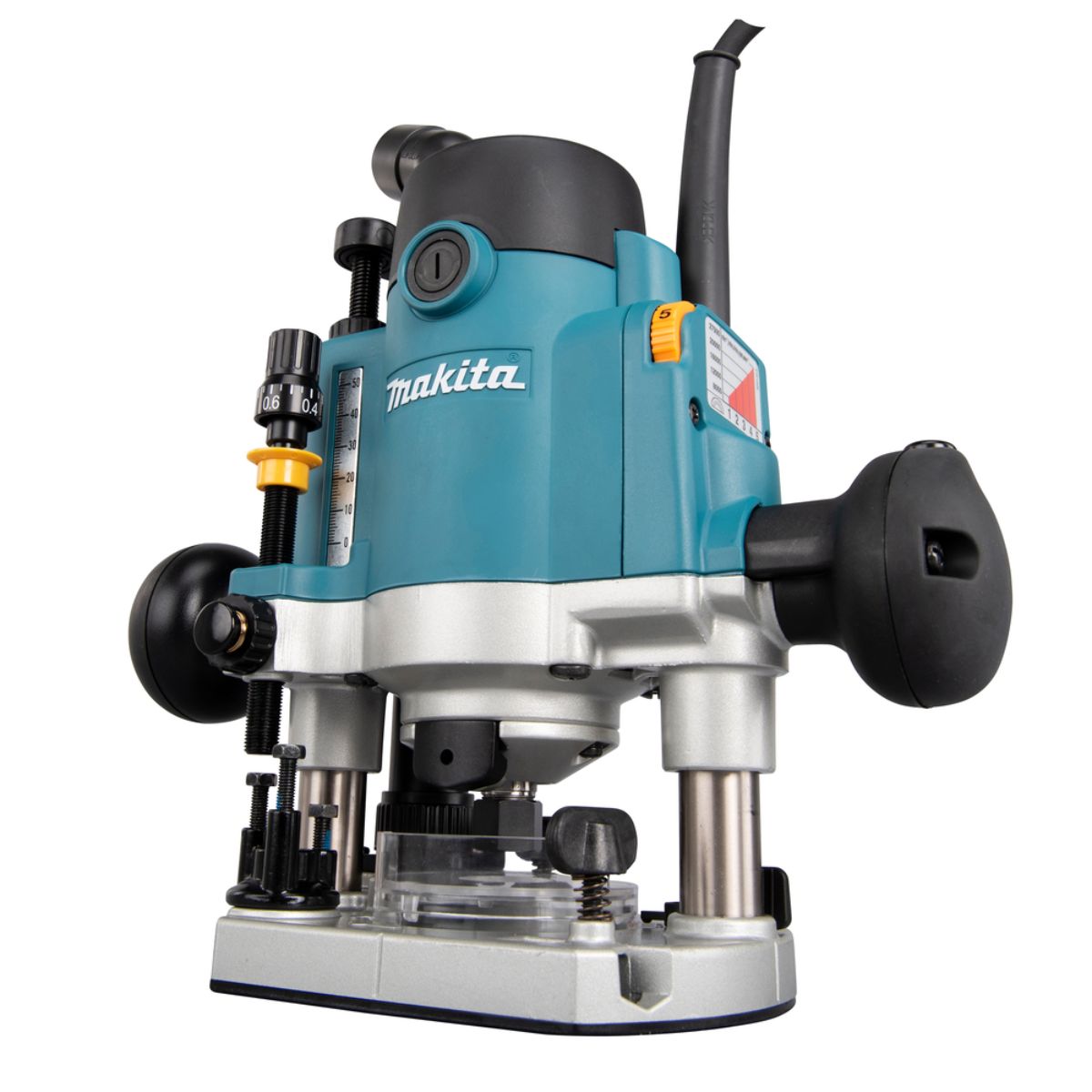 Makita Oberfräse 1.100 W inkl. D-53556 12-teiligem Fräser-Set im MAKPAC RP1111CJFA