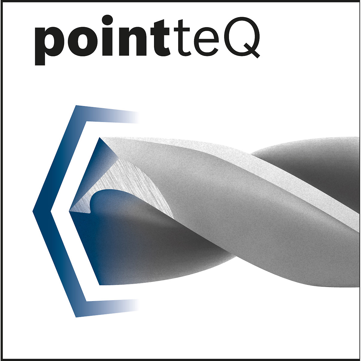 Bosch HSS-Spiralbohrer PointTeQ mit Sechskantschaft