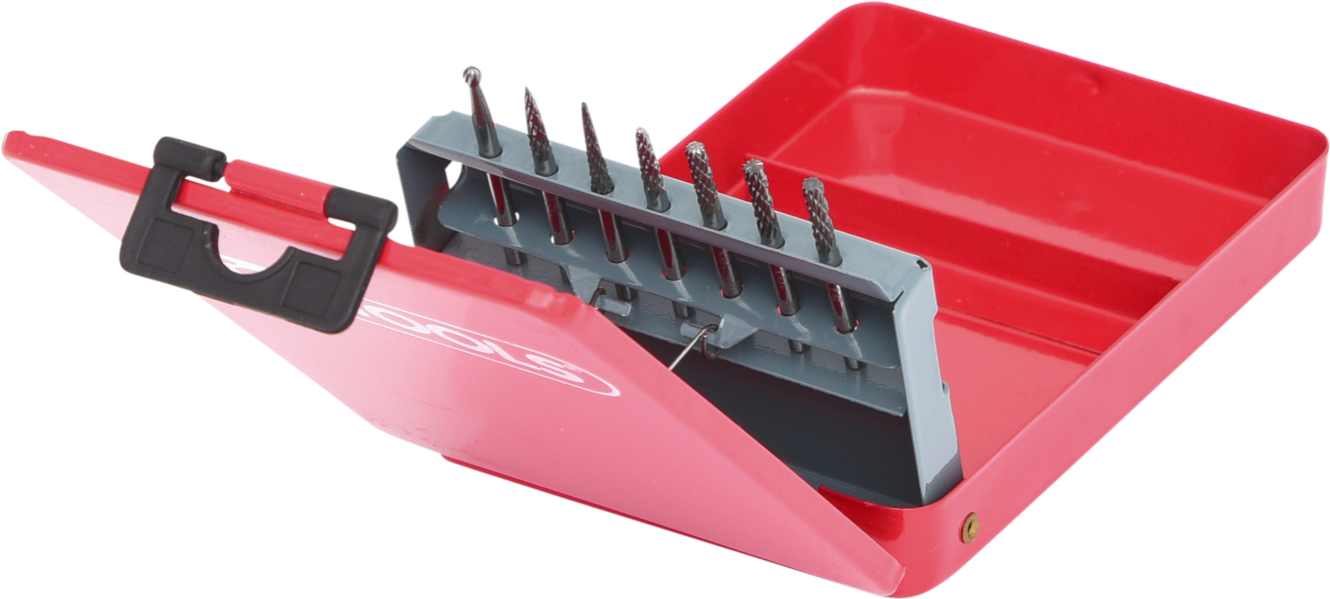 KS Tools HM Frässtift-Satz, 7-tlg