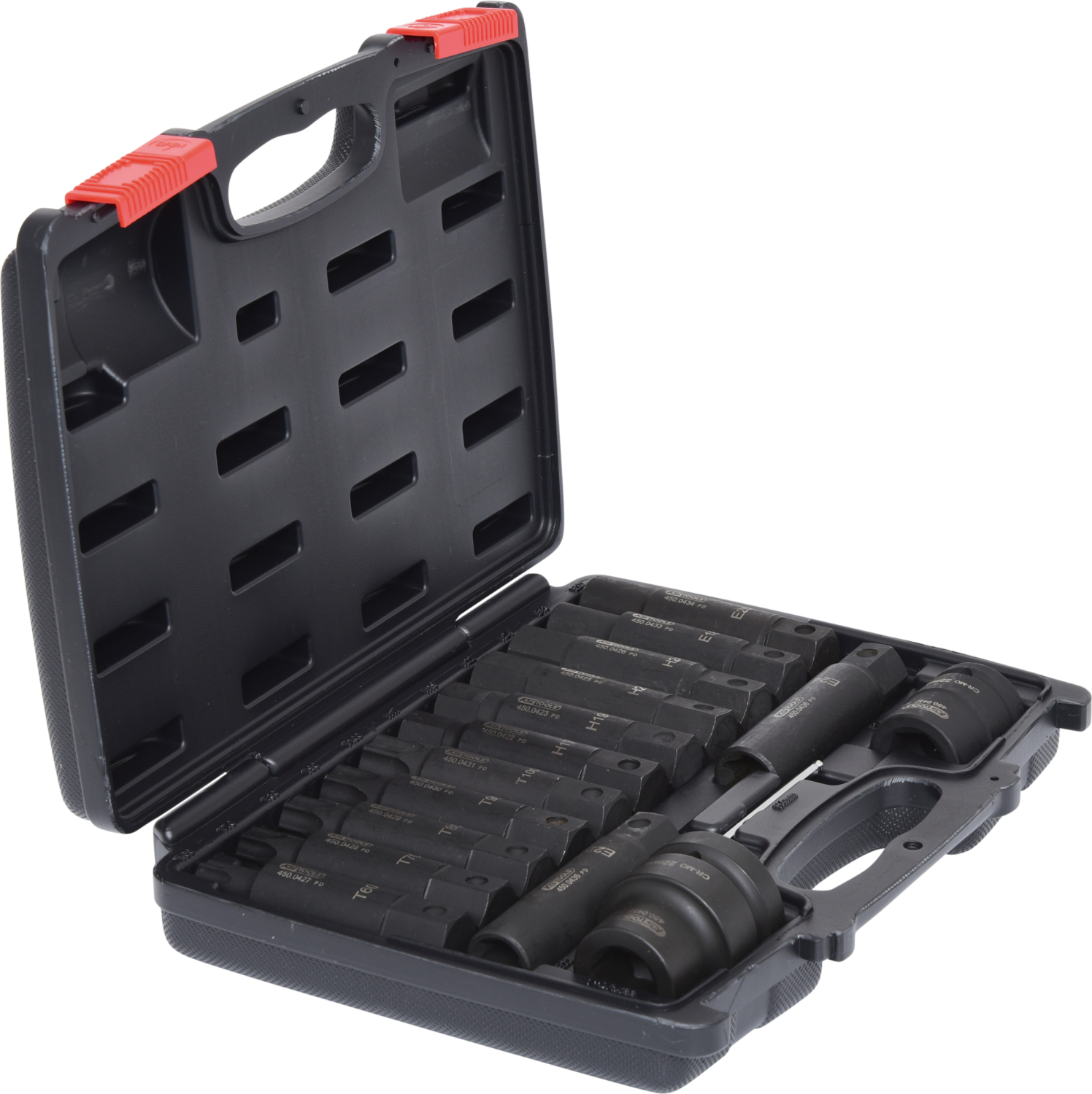 KS Tools 3/4"+1" Kraft-Wechsel-Stecknuss- und Bitstecknuss-Satz, 16-tlg