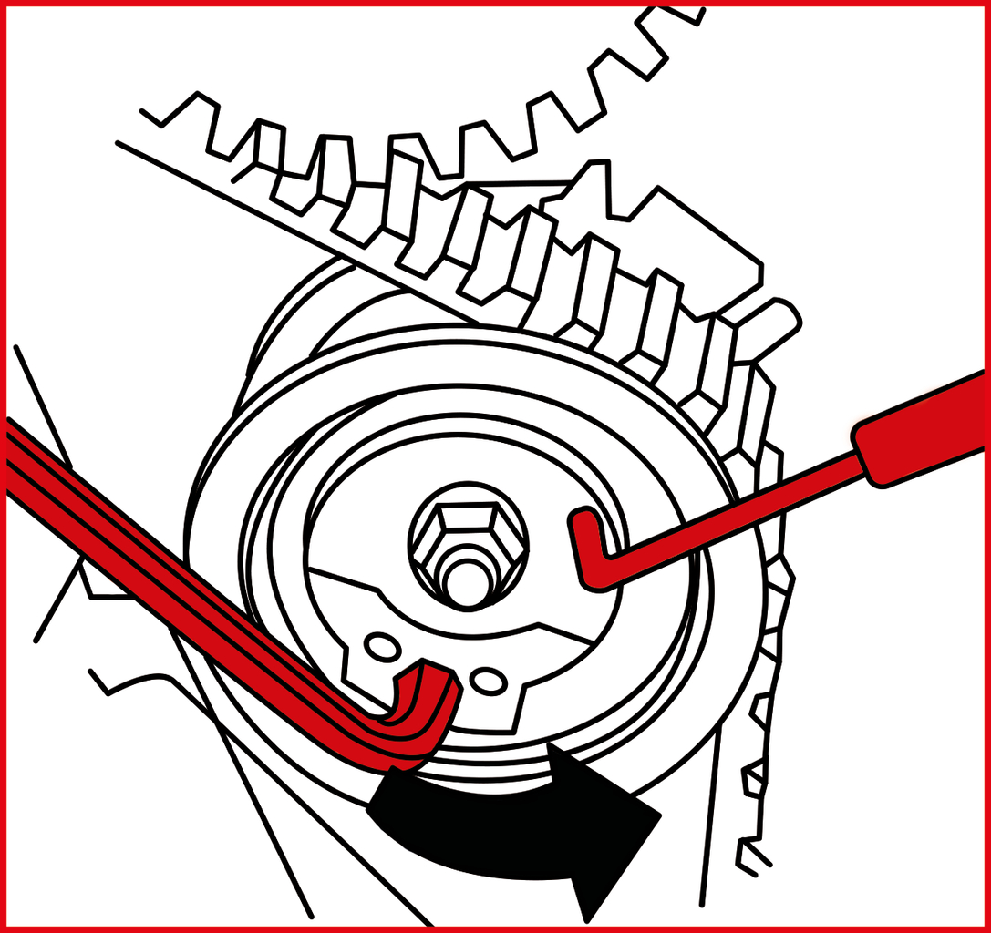 KS Tools Motoreinstell-Werkzeug-Satz für VAG, 9-tlg