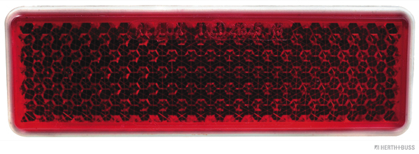 HERTH&BUSS Rückstrahler, 130 mm, 42 mm, rot
