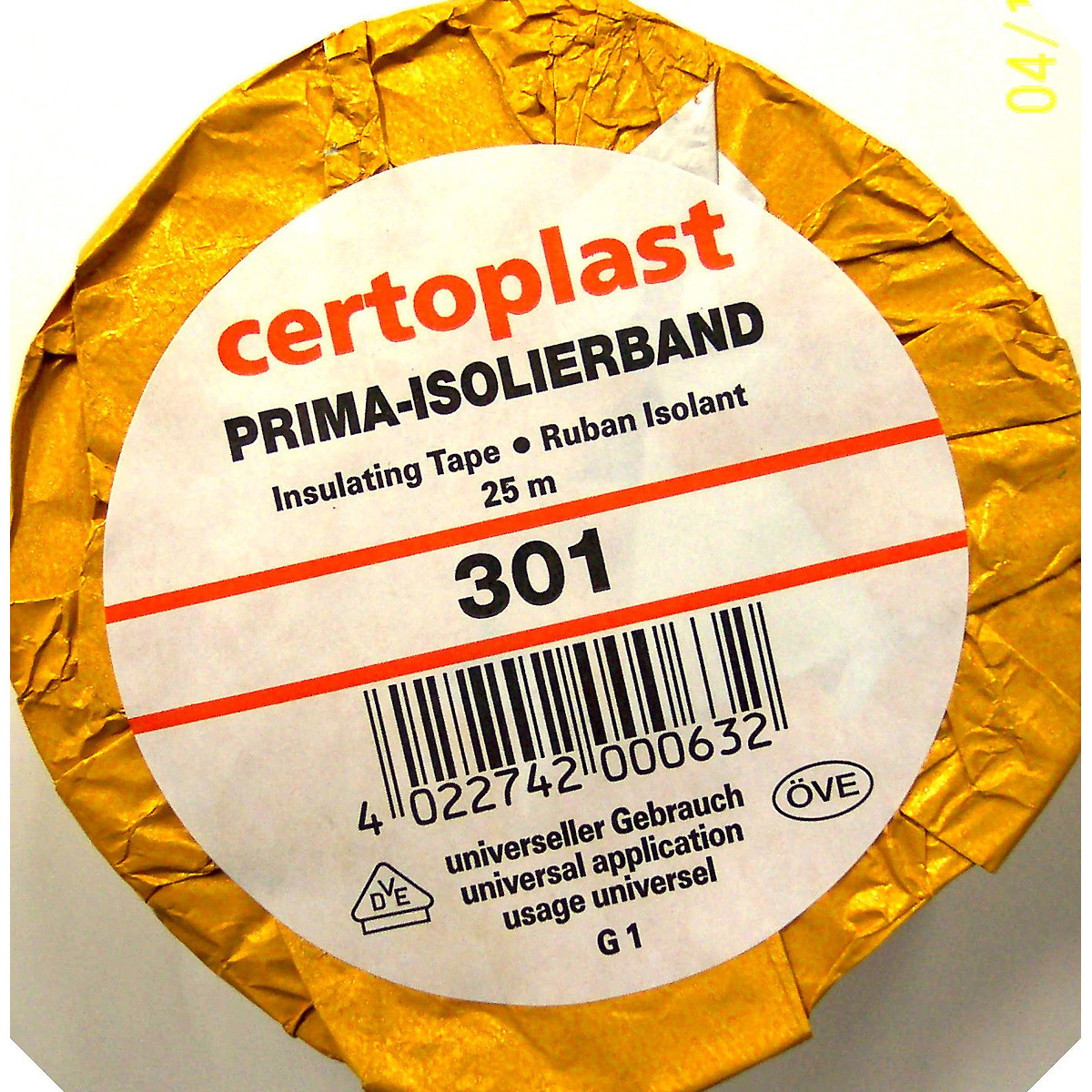 Kerbl Klauenverband Typ Vorwerk/ Certoplast, 25 Meter x 45 mm