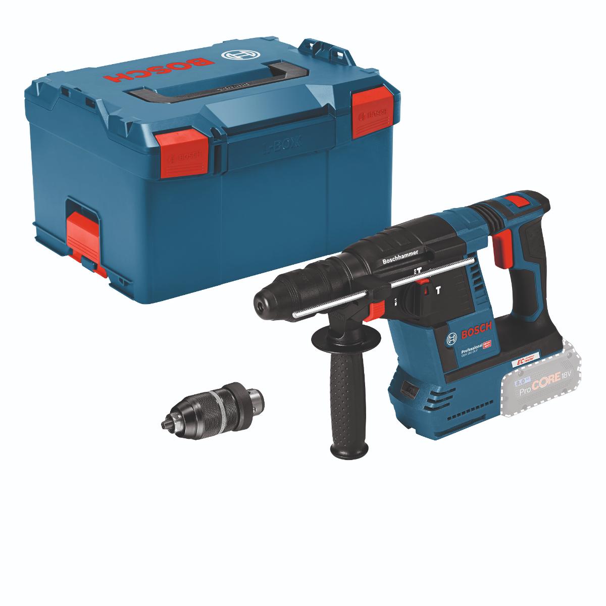 Bosch Akku-Bohrhammer mit SDS plus GBH 18V-26F (solo, L)