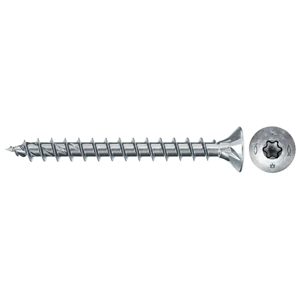 Fischer Spanplattenschraube 3,5x30 PowerFast FPF II CTF BC, Senkkopf, Innenstern TX, Vollgewinde