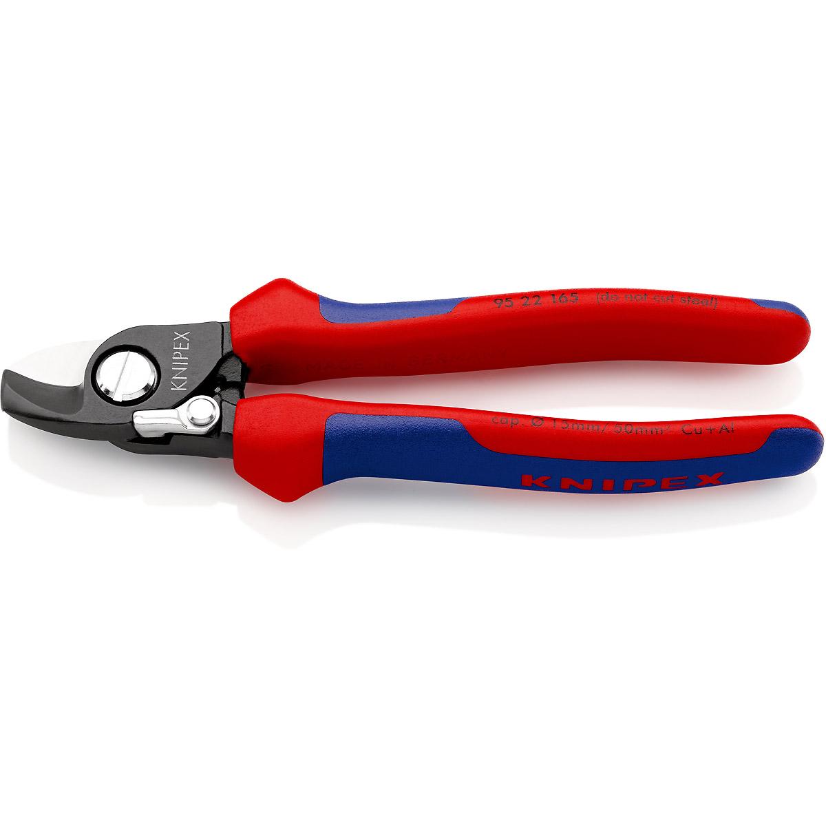 KNIPEX Kabelschere mit Öffnungsfeder