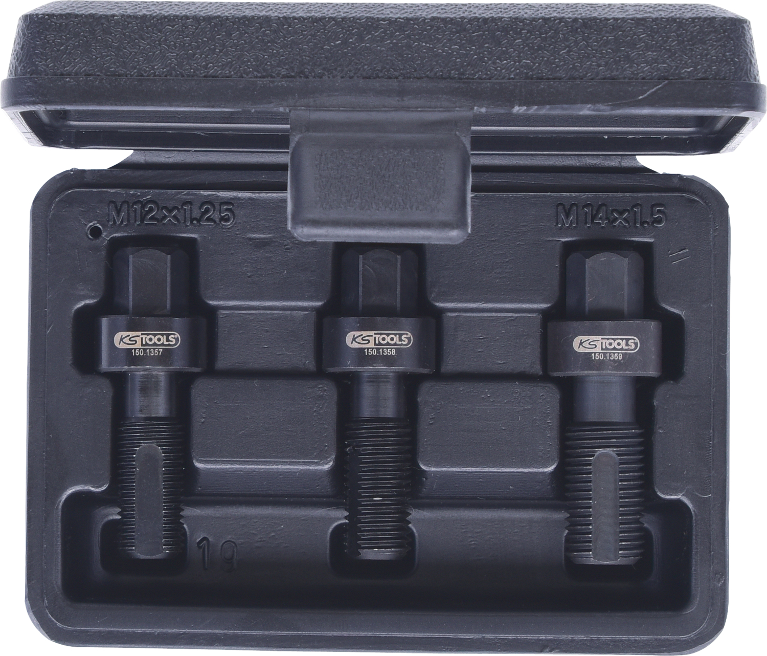 KS Tools Radmuttern-Gewindereparatur-Satz, 3-tlg