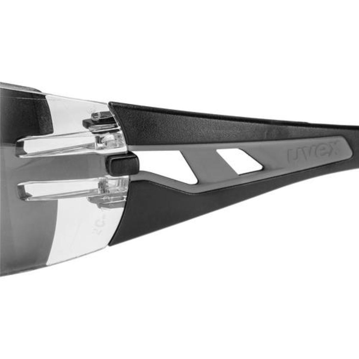 uvex Bügelbrille pheos 23% schwarz, grau