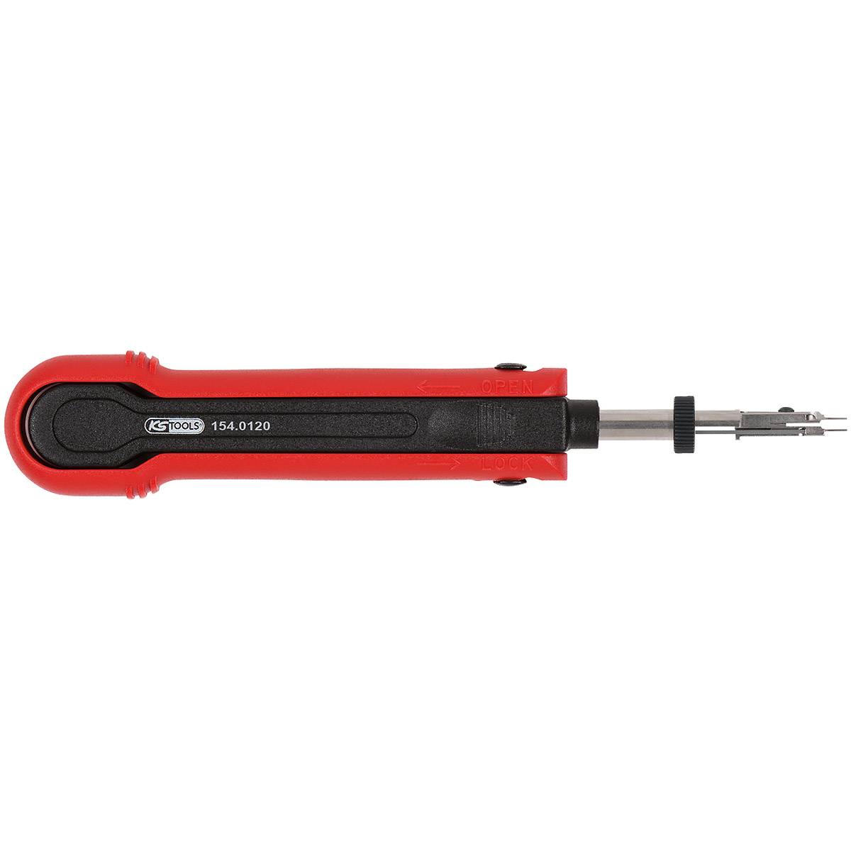 KS Tools Entriegelungswerkzeug für Flachstecker/Flachsteckhülsen 2,8 mm (KOSTAL SLK), 2-fach verstel