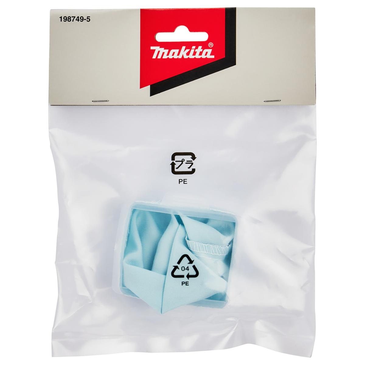 Makita Filtersack permanent CL121D, CL017FD, DCL181F, DCL182, DCL184 - 198749-5