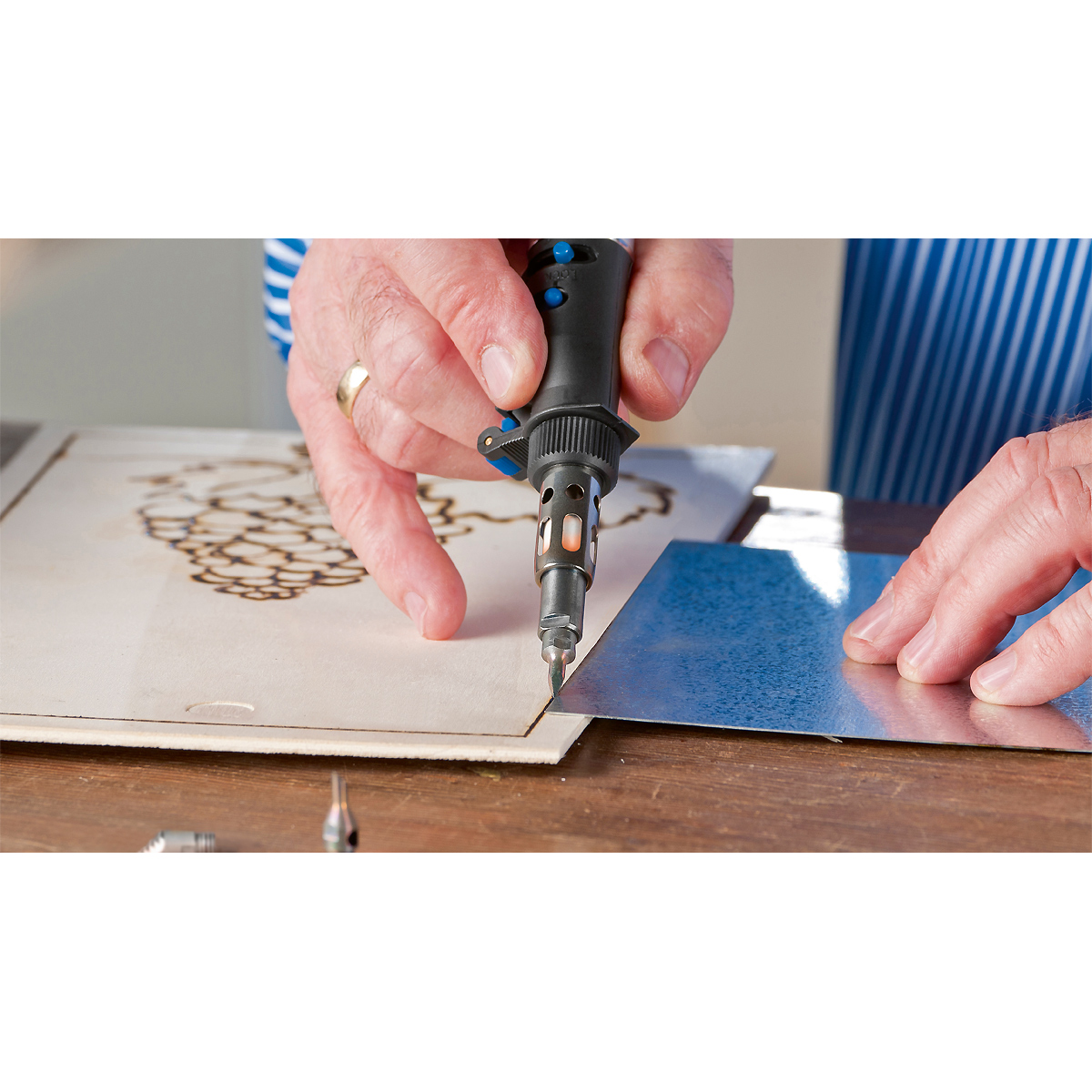 DREMEL 204 Pyrographie-Set VersaTip Zubehörset für Brandmalerei (4 Stück)
