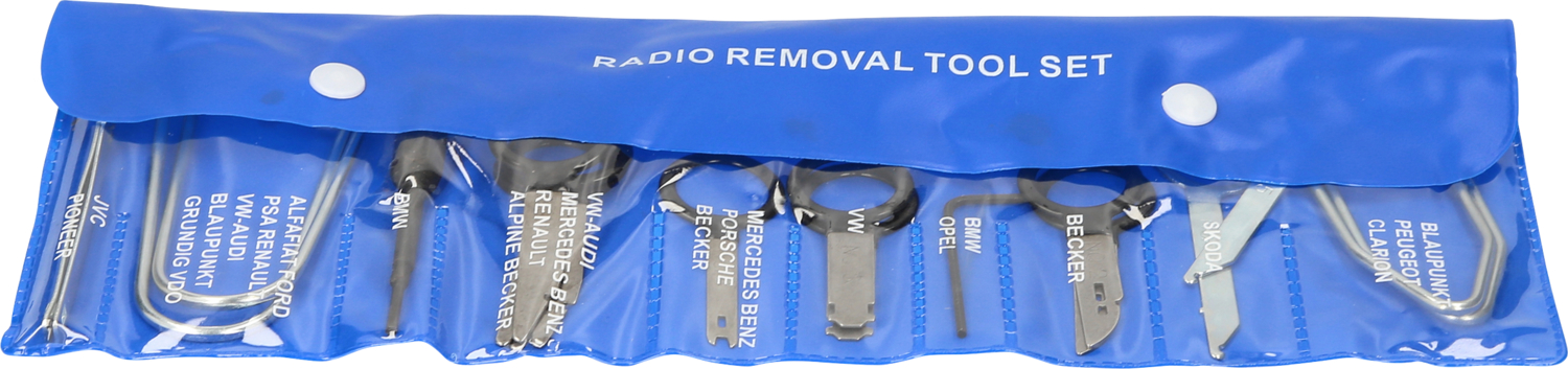 Brilliant Tools Radio-Demontage-Satz, 18-tlg - BT511200