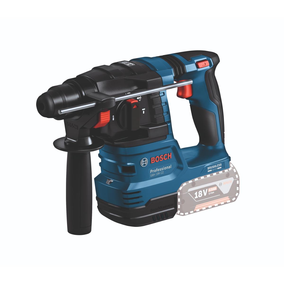 Bosch Akku-Bohrhammer mit SDS plus GBH 18V-22, L-BOXX