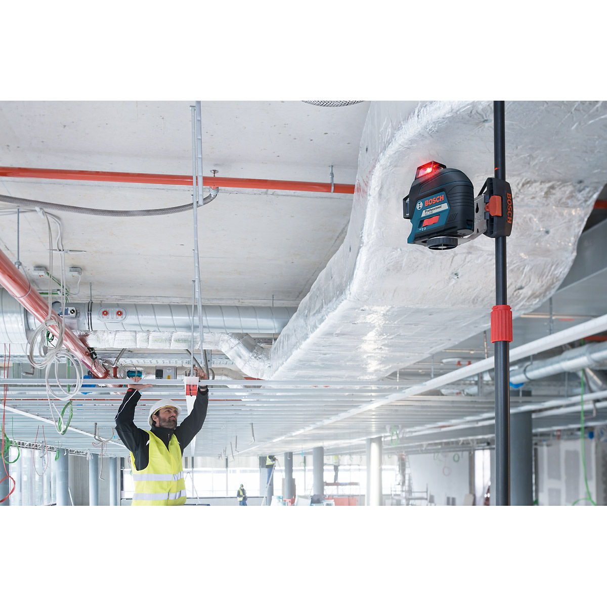 Bosch Linienlaser GLL 3-80, mit 4 x 1,5 V-LR6-Batterie