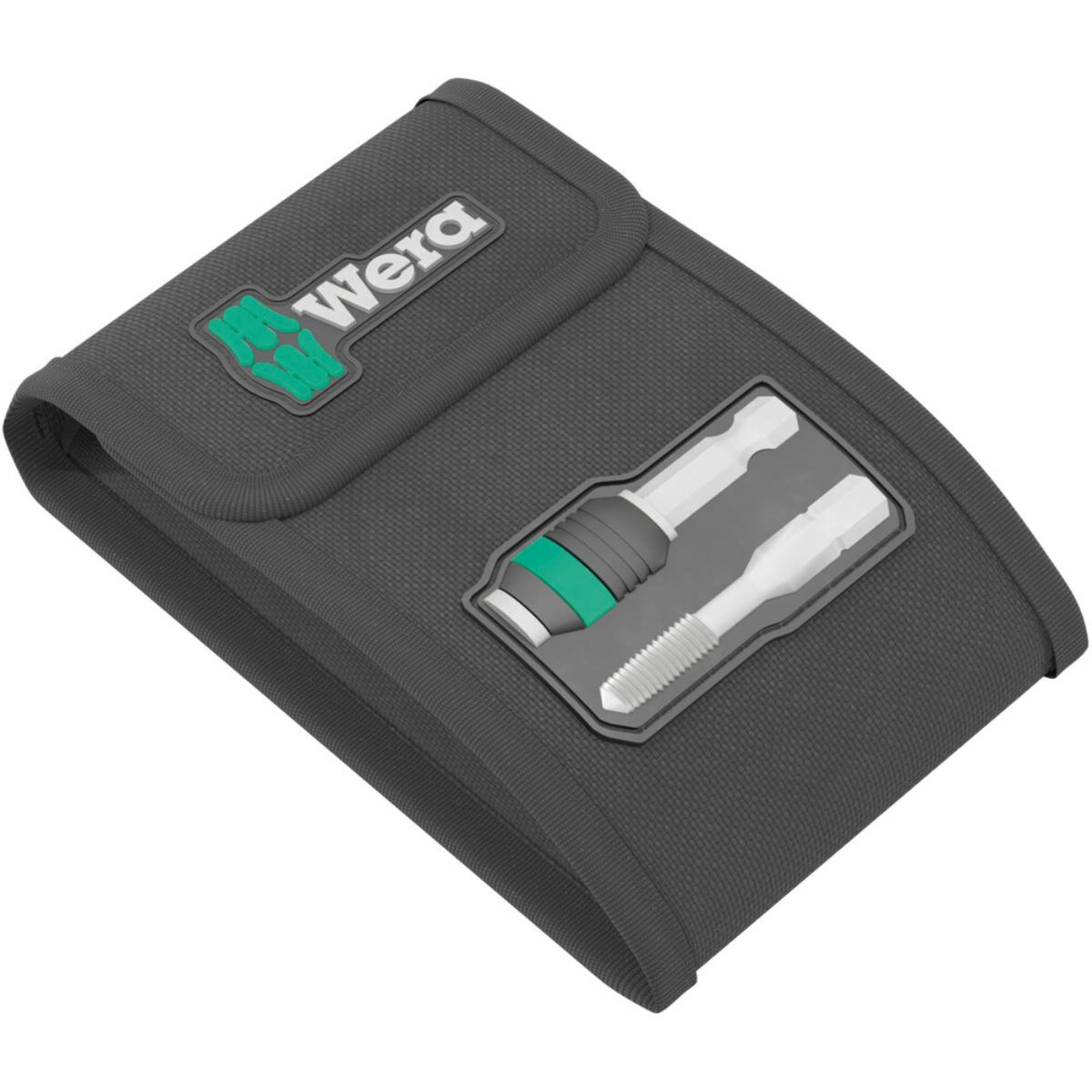 Wera 9499 Falttasche für Gewindebohrer-Bit-Satz 844/7, ohne Werkzeug, 90 x 115 mm