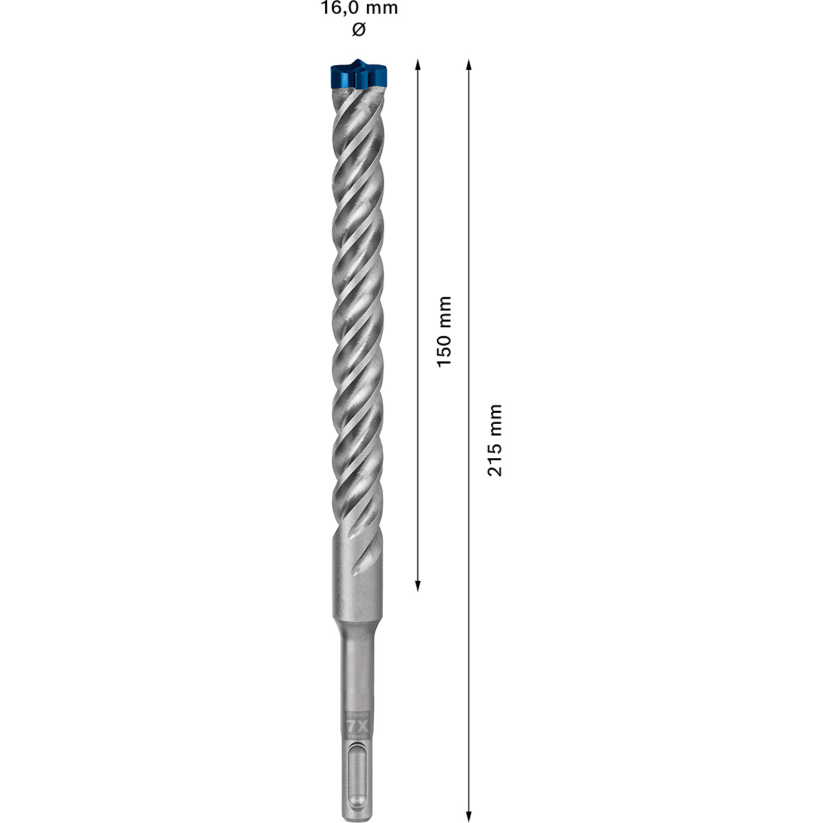 Bosch EXPERT SDS plus-7X Hammerbohrer, für Bohrhämmer ø 16 mm